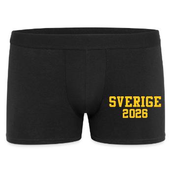 Sweden - Men's Boxer Shorts - black - Front