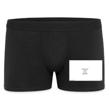 Questions du quotidien : Clés de portefeuille - Boxer Homme - noir - Devant