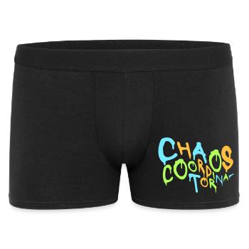 Coordinateur du Chaos Titre drôle Parents Teacher Logo - Boxer Homme - noir - Devant