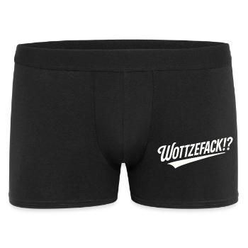 Humour Wottzefack dit une idée de cadeau drôle - Boxer Homme - noir - Devant