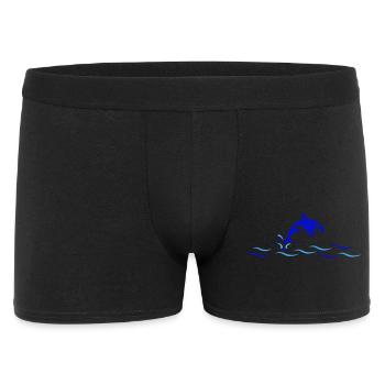 L’orque saute par-dessus les vagues - Boxer Homme - noir - Devant