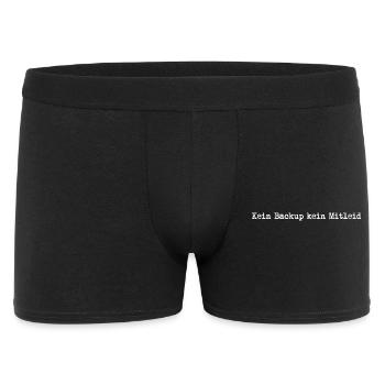 No Ticket No Support Informatiker IT Administrator - Männer Boxer Shorts - Schwarz - Vorne
