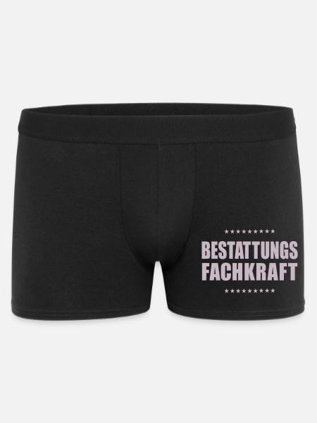 Bestattung Bestattungsfachkraft - Männer Boxer Shorts - Schwarz