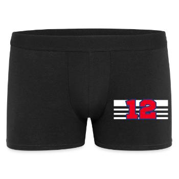 Numéro 12 France - Boxer Homme - noir - Devant