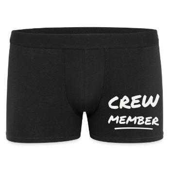 Lettrage au pinceau des membres de l’équipe - Événement du personnel - Boxer Homme - noir - Devant