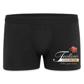 Follow_your_dreams - Boxer Homme - noir - Devant