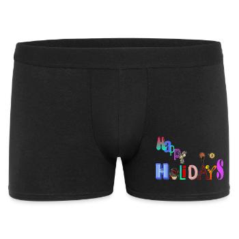 Joyeuses Fêtes - Boxer Homme - noir - Devant