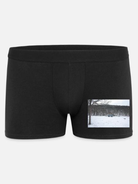 Solitude d’hiver - Boxer Homme - noir