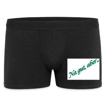 D’accord, mais... Texte d’écriture verte - Boxer Homme - noir - Devant