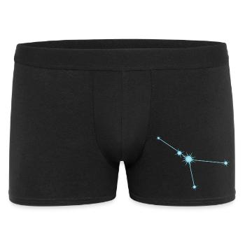  Cancer Star Constellation Zodiac Sign Pastel Blue - Men's Boxer Shorts - black - Front