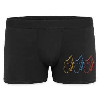 Funny Madagascar Sadagascar Geography Geographer - Men's Boxer Shorts - black - Front
