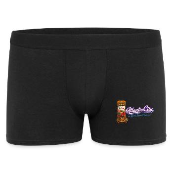 Atlantic City Casino Retro Vintage Design - Men's Boxer Shorts - black - Front