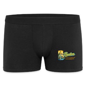 Boston Skyline Retro Vintage Design - Men's Boxer Shorts - black - Front