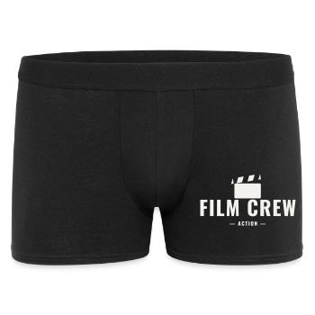 Film Crew Action Director Set Team Movie Production - Men's Boxer Shorts - black - Front