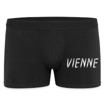 Vienne Brossé Contrasté - Boxer Homme - noir - Devant