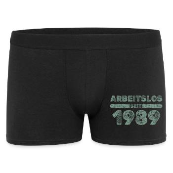 1989 - Männer Boxer Shorts - Schwarz - Vorne