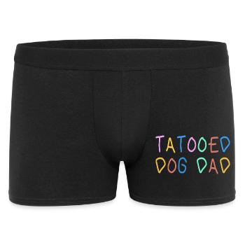 Tatooed Dog Dad Gift Father's Day Dog - Men's Boxer Shorts - black - Front