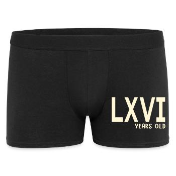 Roman Numerals 66 - Men's Boxer Shorts - black - Front