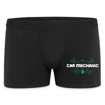 Car Mechanic Ornament - Men's Boxer Shorts - black - Front