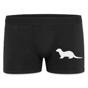 otter_tier_1 - Men's Boxer Shorts - black - Front