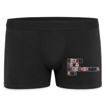 Désolé, pas le temps de faire du scrapbooking - Boxer Homme - noir - Devant
