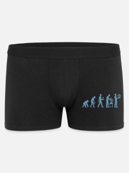 Japanese Bonsai Tree Plant Evolution Bonsai - Men's Boxer Shorts - black