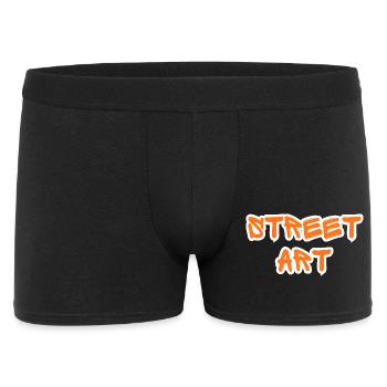 Orange Graffiti Street Art - Men's Boxer Shorts - black - Front