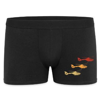 Helicopter Helicopter Vintage - Men's Boxer Shorts - black - Front