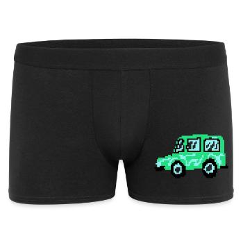 Pixel Car - Men's Boxer Shorts - black - Front