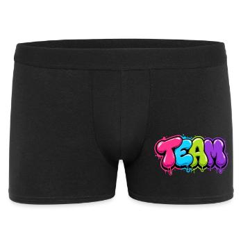 Team - Men's Boxer Shorts - black - Front
