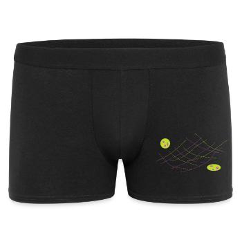 Neon Lines Cross Lines Play of Colors - Men's Boxer Shorts - black - Front