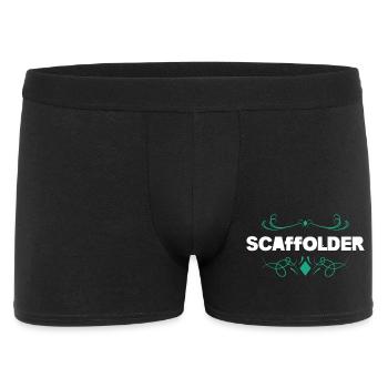 SCAFFOLDER Vintage Ornament Style - Men's Boxer Shorts - black - Front