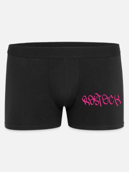 Rostock Graffiti Style T-Shirt - Men's Boxer Shorts - black