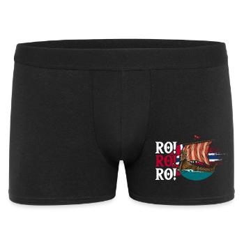 Norvège des fjords Norge Navire scandinave ro-viking - Boxer Homme - noir - Devant