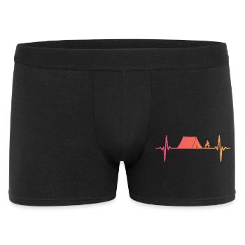 camping tente Sunset battement de coeur tente - Boxer Homme - noir - Devant