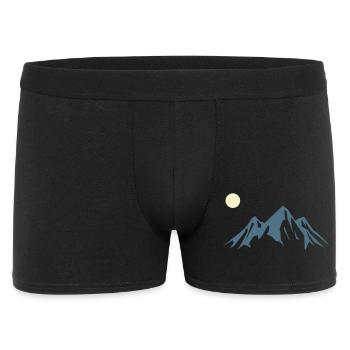Mountain Silhouette Sunrise - Men's Boxer Shorts - black - Front