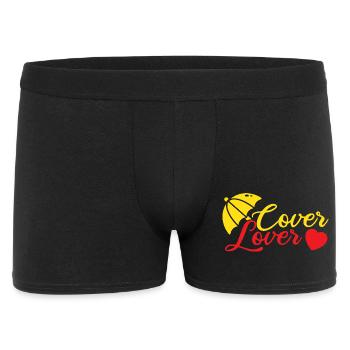 Courtier d’assurance drôle d’agent d’assurance pour l’amant - Boxer Homme - noir - Devant
