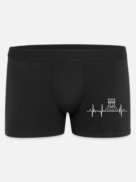 Bowling heartbeat - Men's Boxer Shorts - black
