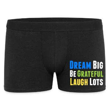 Pensée positive Motivation inspirante - Boxer Homme - noir - Devant