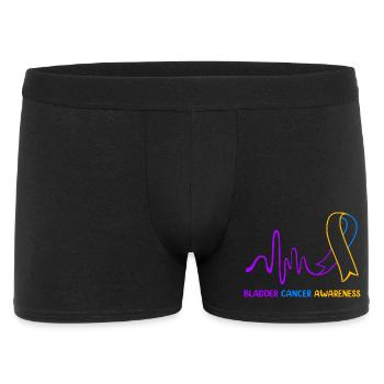 Blasenkrebs Krebs Blase - Männer Boxer Shorts - Schwarz - Vorne