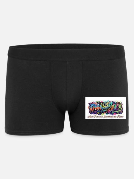 Eigener Raum Graffiti Kunst - Männer Boxer Shorts - Schwarz