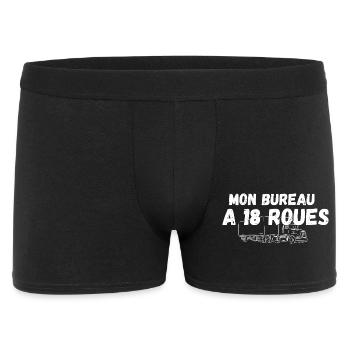 Mon Bureau A 18-Roues - Boxer Homme - noir - Devant