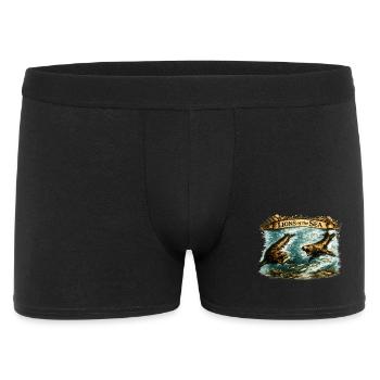 Lions of the Sea – Faune vintage d’otaries - Boxer Homme - noir - Devant