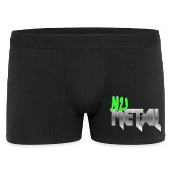 Nu Metal Green Fan Edition - Männer Boxer Shorts - Schwarz - Vorne