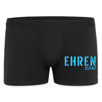 Ehrenzutat Beziehung - Männer Boxer Shorts - Schwarz - Vorne