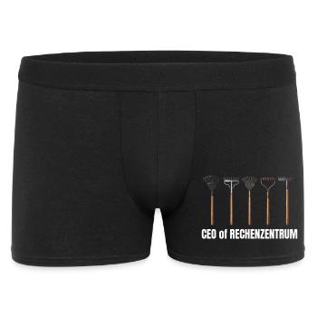 CEO of Rechenzentrum Leiter - Männer Boxer Shorts - Schwarz - Vorne