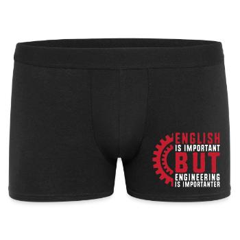 Engineer Student - Men's Boxer Shorts - black - Front