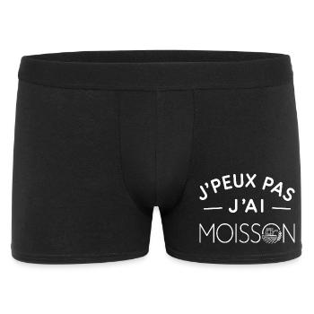 Moisson Humour Cadeau Passionné d'Agriculture - Boxer Homme - noir - Devant