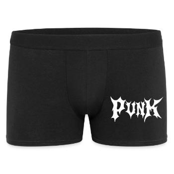Punk-Gothic-Logo - Männer Boxer Shorts - Schwarz - Vorne