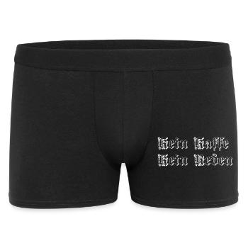 Kein kaffe kein Reden - Boxer Homme - noir - Devant